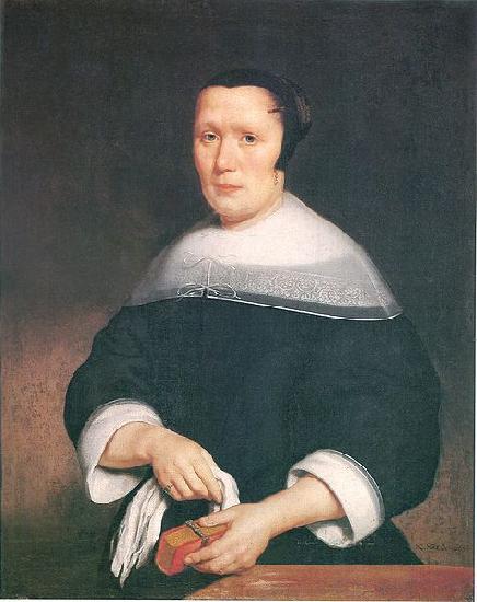 Nicolas Maes Portrait of a woman